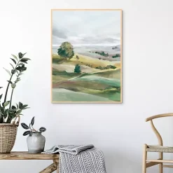 New Kirklands Home Green Pastures I Framed Canvas Art Print