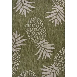 Outlet Kirklands Home Pineapple Indoor/Outdoor Area Rug, 5x7 Green