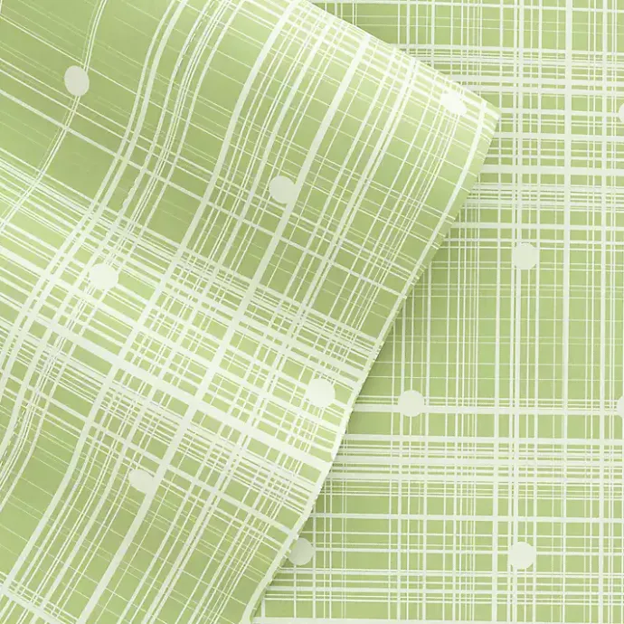 Outlet Kirklands Home Plaid Polka Dot 3-pc. Twin Sheet Set Green
