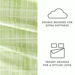 Outlet Kirklands Home Plaid Polka Dot 3-pc. Twin Sheet Set Green