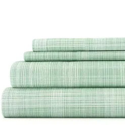 New Kirklands Home Soft Thatch 3-pc. Twin Sheet Set Green