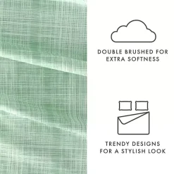 New Kirklands Home Soft Thatch 3-pc. Twin Sheet Set Green