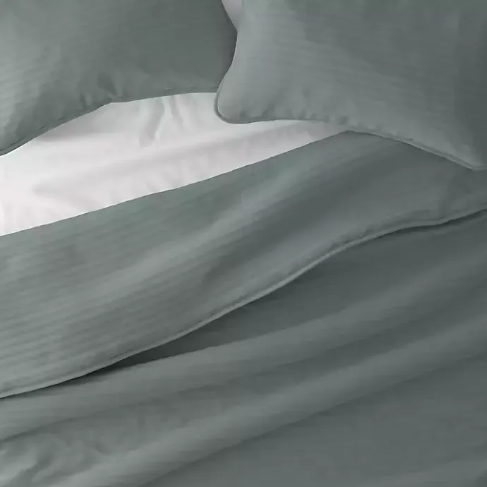 Outlet Kirklands Home Stitched Stripes 3-pc. King Quilt Set Green