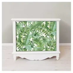 Discount Kirklands Home Tropical Leaves Peel & Stick Wallpaper Green