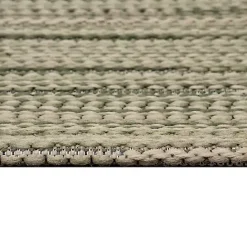 Kirklands Home Woven Lines Indoor/Outdoor Accent Rug, 2x2 Green