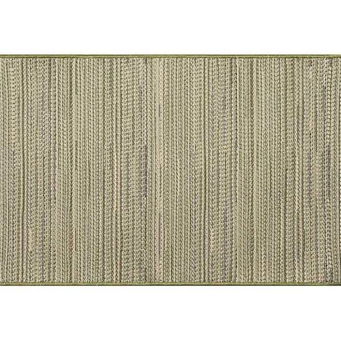 Online Kirklands Home Woven Lines Indoor/Outdoor Accent Rug, 2x3 Green