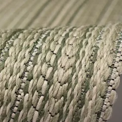 Clearance Kirklands Home Woven Lines Indoor/Outdoor Runner, 1x4 Green