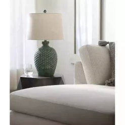 Kirklands Home Green Yosemite Textured Table Lamp Tan