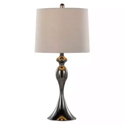 Hot Kirklands Home Gunmetal Ashland Table Lamps, Set of 2 Silver