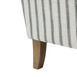 Hot Kirklands Home Gustaf Navy Striped Armchair