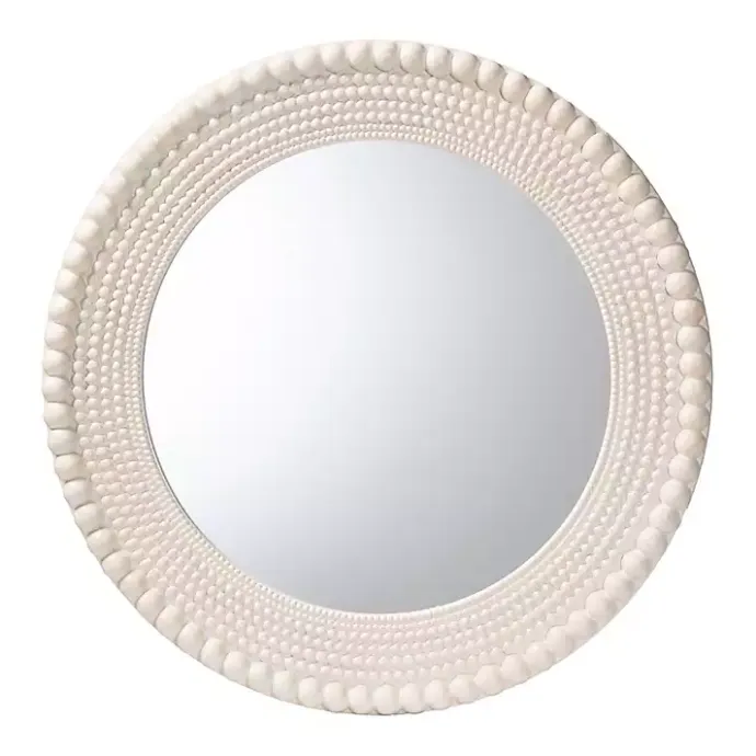 Kirklands Home Halle Pearl Wall Mirror White