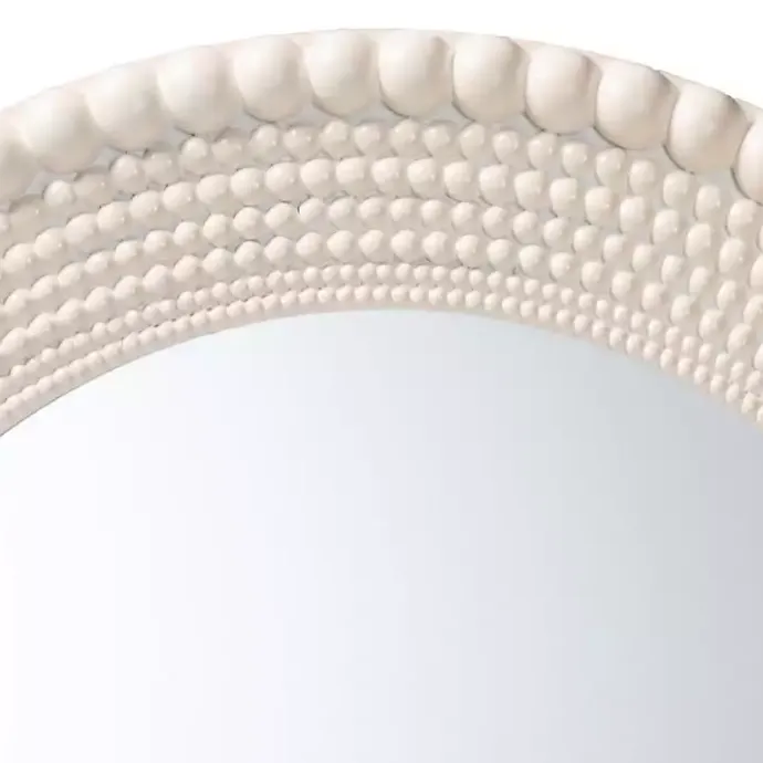 Kirklands Home Halle Pearl Wall Mirror White