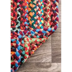Clearance Kirklands Home Hand Braided Tammara Area Rug, 5x8 Multi
