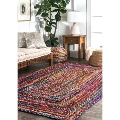 Online Kirklands Home Hand Braided Tammara Area Rug, 8x10 Multi