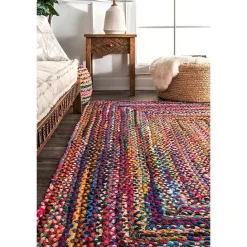 Online Kirklands Home Hand Braided Tammara Area Rug, 8x10 Multi