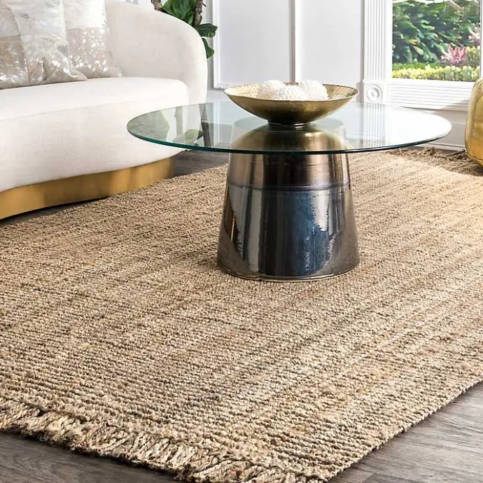 Online Kirklands Home Hand Woven Chunky Loop Jute Caspar Runner Tan