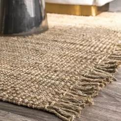 Online Kirklands Home Hand Woven Chunky Loop Jute Caspar Runner Tan