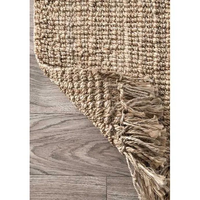 Online Kirklands Home Hand Woven Chunky Loop Jute Caspar Runner Tan