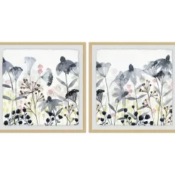Outlet Kirklands Home Happy Garden Diptych Framed Art Prints, Set of 2
