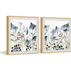 Outlet Kirklands Home Happy Garden Diptych Framed Art Prints, Set of 2