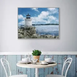 Best Kirklands Home Harbor Watch Framed Canvas Art Print