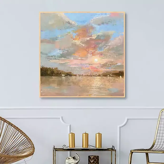 Clearance Kirklands Home Heavenly Glow Framed Canvas Art Print