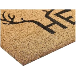 Best Kirklands Home Hello Antlers Doormat Brown
