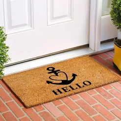 Online Kirklands Home Hello Heart Anchor Doormat