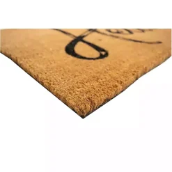 New Kirklands Home Hello Script Natural Doormat Brown
