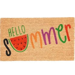 Outlet Kirklands Home Hello Summer Watermelon Doormat Multi
