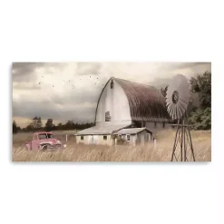 Outlet Kirklands Home Henderson Bay Farm Giclee Canvas Art Print Tan