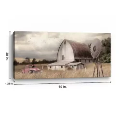 Outlet Kirklands Home Henderson Bay Farm Giclee Canvas Art Print Tan