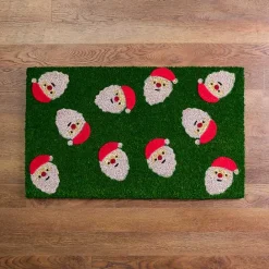 Hot Kirklands Home Holly Santa Christmas Doormat