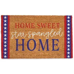 Discount Kirklands Home Home Sweet Star-Spangled Home Coir Doormat