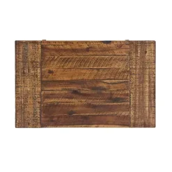 Online Kirklands Home Honey Acacia Rustic Accent Table Tan