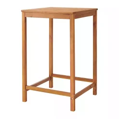 Hot Kirklands Home Honey Acacia Wood Bar Height 3-pc. Bistro Set Tan