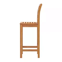 Hot Kirklands Home Honey Acacia Wood Bar Height 3-pc. Bistro Set Tan