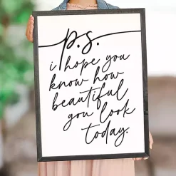 Hot Kirklands Home Hope You Know Framed Wall Plaque