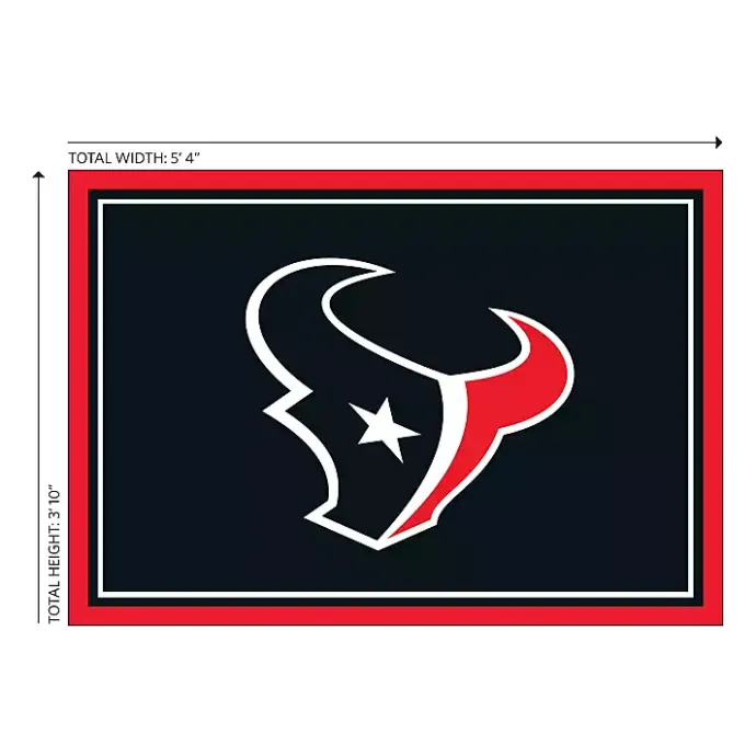 Outlet Kirklands Home Houston Texas Area Rug, 4x6 Black