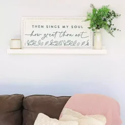 Online Kirklands Home How Great Thou Art Wall Plaque