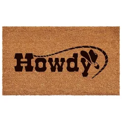 Kirklands Home Howdy Cowboy Hat Doormat
