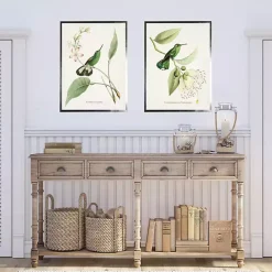 Online Kirklands Home Hummingbirds on Flowers 2-pc. Framed Art Print Set