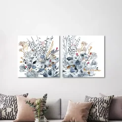 Hot Kirklands Home Indigo and Ochre 2-pc. Canvas Art Set
