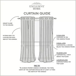 Kirklands Home Indigo Floral 2-pc. Curtain Panel Set, 96 in.
