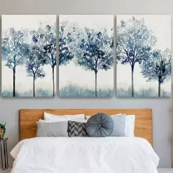 New Kirklands Home Indigo Forest Light Canvas Art Prints, 32x48