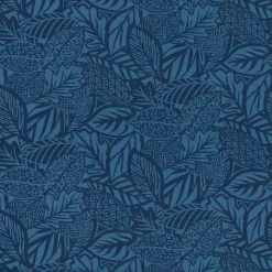 New Kirklands Home Indigo Island Reversible Outdoor Lumbar Pillow Blue