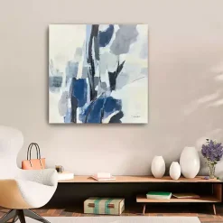 Online Kirklands Home Indigo Mosaic Canvas Art Print