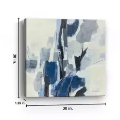 Online Kirklands Home Indigo Mosaic Canvas Art Print