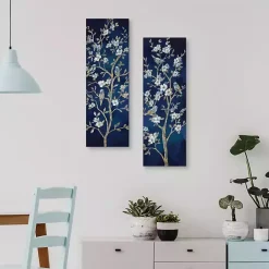 Discount Kirklands Home Indigo Spring I & II Canvas Art Prints, Set of 2 Blue