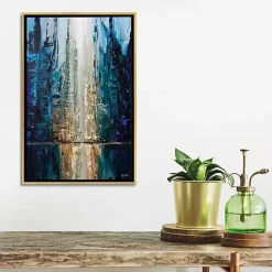 Discount Kirklands Home Infinite Reflection Abstract Canvas Framed Art